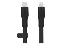 Belkin BOOST CHARGE - Lightning-kabel - 24 pin USB-C hann til Lightning hann - 3 m - svart CAA009BT3MBK