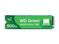 WD Green SN350 NVMe SSD WDS500G2G0C-00CDH0 - SSD - 500 GB - intern - M.2 2280 - PCIe 3.0 x4 (NVMe) WDS500G2G0C-00CDH0
