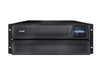 APC Smart-UPS X 3000VA Short Depth Tower/Rack LCD - UPS (rackmonterbar/ekstern) - AC 208 V - 2700 watt - 3000 VA - enkeltfase - RS-232, USB - utgangskontakter: 11 - 4U - svart - APC Take-Back SMX3000HVT