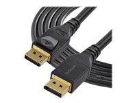 StarTech.com 13ft/4m VESA Certified DisplayPort 1.4 Cable, 8K 60Hz HBR3 HDR, Super UHD DisplayPort to DisplayPort Monitor Cord, Ultra HD 4K 120Hz DP 1.4 Video Cable M/M DP Connectors - DP 1.4 Latching Cable - DisplayPort-kabel - DisplayPort (hann) låst til DisplayPort (hann) låst - DisplayPort 1.4 - 4 m - 8K-støtte - svart DP14MM4M