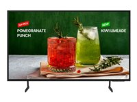 Samsung BE65D-H - 65" Diagonalklasse BED-H Series LED-bakgrunnsbelyst LCD TV - Crystal UHD - intelligent skilting - Smart TV - Tizen OS - 4K UHD (2160p) 3840 x 2160 - HDR - Edge LED BLU - svart LH65BEDHLGUXEN