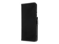 Insmat - Lommebok for mobiltelefon - ekte skinn, kartong+papir+aluminiumsfolie - for Motorola Edge 50 Pro 650-3246