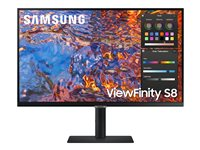 Samsung ViewFinity S8 S27B800PXP - S80PB Series - LED-skjerm - 4K - 27" - HDR LS27B800PXPXEN