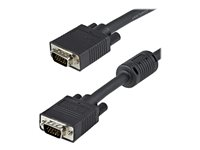StarTech.com 1m Coax High Resolution Monitor VGA Cable HD15 M/M - VGA-kabel - HD-15 (VGA) (hann) til HD-15 (VGA) (hann) - 1 m - formstøpt, tommelskruer - svart MXTMMHQ1M