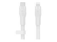 Belkin BOOST CHARGE - Lightning-kabel - 24 pin USB-C hann til Lightning hann - 3 m - hvit CAA009BT3MWH