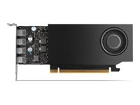 NVIDIA RTX A1000 - Grafikkort - RTX A1000 - 8 GB GDDR6 - PCIe 4.0 x8 lav profil - 4 x Mini DisplayPort 900-5G172-2281-000