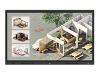 LG CreateBoard 55TR3DQ-B - 55" Diagonalklasse TR3DQ Series LED-bakgrunnsbelyst LCD-skjerm - utdanning / næringsliv - med berøringsskjerm (multiberøring) / 8-mikrofonsoppstilling - Android - 4K UHD (2160p) 3840 x 2160 - Direct LED - svart 55TR3DQ-B.AUEQ