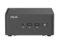 ASUS NUC 15 Pro Tall Kit RNUC15CRHI300000 - Barebone - mini-PC 1 x Core 3 100U / inntil 4.7 GHz - vPro - RAM 0 GB - Intel Graphics - IEEE 802.11ax (Wi-Fi 6), IEEE 802.11be (Wi-Fi 7), Bluetooth 5.4, Gigabit Ethernet, 2.5 Gigabit Ethernet - svart 90AR00Q2-M000C0