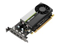 NVIDIA T1000 - Grafikkort - T1000 - 4 GB GDDR6 - PCIe 3.0 x16 lav profil - 4 x Mini DisplayPort 900-5G172-2250-000