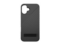 ZAGG Denali Snap - Baksidedeksel for mobiltelefon - med stativ - MagSafe-samsvar - termoplast-polyuretan (TPU), grafen - for Apple iPhone 16 Plus 702315251