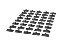 APC NetShelter - Rackmonteringsskinneforbindelse - svart (en pakke 40) NSAC2607
