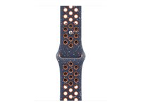 Apple Nike - Bånd for smart armbåndsur - 42mm - M/L-størrelse - blå flamme MYJX3ZM/A