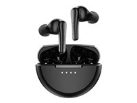 Belkin SoundForm - True wireless-hodetelefoner med mikrofon - i øret - Bluetooth - aktiv støydemping - svart AUC015HQBK