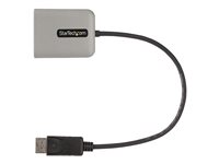 StarTech.com 2-Port DisplayPort MST Hub, Dual 4K 60Hz, DP to 2x DisplayPort Monitor Adapter, DP 1.4 Multi-Monitor Video Adapter w/ 1ft Built-in Cable, USB Powered, Windows Only - Multi Stream Transport Hub (MST14DP122DP) - Hub - 1 x DisplayPort + 1 x mikro-USB + 2 x DisplayPort MST14DP122DP
