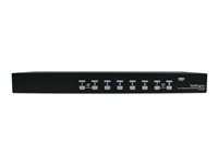 StarTech.com 8-Port USB KVM Swith with OSD - TAA Compliant - 1U Rack Mountable VGA KVM Switch (SV831DUSBU) - KVM-svitsj - 8 x KVM port(s) - 1 lokalbruker - stasjonær - for P/N: RK3236BKF, RKCONS1701, RKCONS17HD, RKCONS1901, RKCONS1908K, RKCONS1916K, RKQMCAB12V2 SV831DUSBU