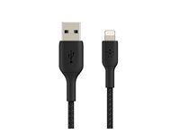 Belkin BoostCharge - Lightning-kabel - Lightning hann til USB hann - 1 m - svart CAA002BT1MBK
