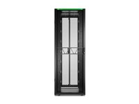 APC NetShelter SX Gen 2 - Rack skap - 2258 H x 800W x 1200D mm, med sider - står på gulv - svart - 48U - 19" AR3387B2