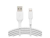 Belkin BoostCharge - Lightning-kabel - Lightning hann til USB hann - 1 m - hvit CAA002BT1MWH