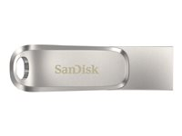 SanDisk Ultra Dual Drive Luxe - USB-flashstasjon - 512 GB - USB 3.2 Gen 1 / USB-C SDDDC4-512G-G46