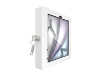 Compulocks iPad Air M2 & M3 11", Apex Enclosure Rolling Cart - Rise Freedom White - Monteringssett (hus, vognstativ) - for nettbrett - låsbar - medisinsk - høyverdig aluminium - hvit - skjermstørrelse: 11" - for Apple 11-inch iPad Air M2 Wi-Fi, M2 Wi-Fi + Cellular, M3 Wi-Fi, M3 Wi-Fi + Cellular MCRSTDW11APXW