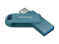SanDisk Ultra Dual Drive Go - USB-flashstasjon - 512 GB - USB 3.2 Gen 1 / USB-C - navagio-brønn SDDDC3-512G-G46NBB