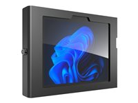 Compulocks Surface GO 1-4 Gen Apex Secured Enclosure - Innhegning - synlige foran/bak kamera og sensorer - for nettbrett - sikret - låsbar - metallramme - svart - for Microsoft Surface Go, Go 2, Go 3, Go 4 for Business 510APXB