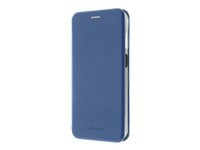 Insmat Exclusive - Lommebok for mobiltelefon - termoplast-polyuretan (TPU), kartong+papir, polyuretan - elektrisk blå - for Samsung Galaxy A15, A15 5G 650-3226