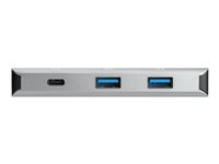 StarTech.com 4 Port USB C Hub w/ 3x USB A & 1x USB C, SuperSpeed 10Gbps USB Type-C, USB 3.1/3.2 Gen 2 Hub, USB Bus Powered, Compact USB-C to USB Adapter Hub, Portable/Laptop Hub, Aluminum - Windows/macOS/Linux (HB31C3A1CB) - Hub - 1 x USB-C + 3 x USB 3.1 - stasjonær - for P/N: PEXUSB321C HB31C3A1CB