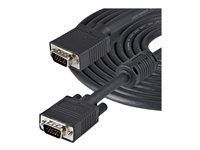 StarTech.com 15m Coax High Resolution Monitor VGA Cable HD15 M/M - VGA-kabel - HD-15 (VGA) (hann) til HD-15 (VGA) (hann) - 15 m - formstøpt - svart MXTMMHQ15M