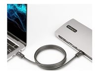 StarTech.com 3ft (1m) Thunderbolt 4 Cable, 40Gbps, 100W Power Delivery, 4K/8K Video, Intel-Certified Thunderbolt Cable - Compatible w/ USB 4/Thunderbolt 4/ USB 3.2/ USB Type-C/DisplayPort/Thunderbolt 3 (TBLT4MM1M) - Thunderbolt-kabel - Thunderbolt 4 (hann) til Thunderbolt 4 (hann) - USB4/Thunderbolt 3/USB 3.2/USB Type-C/DisplayPort - 1 m - passiv, 4K-støtte, 8K-støtte, USB Power Delivery (100 W) - svart TBLT4MM1M