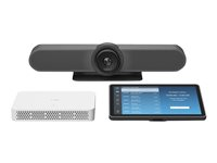 Logitech RoomMate + MeetUp + Tap IP - Videokonferansesett (Logitech MeetUp, Logitech Tap IP) - Certified for Microsoft Teams, Certified for Zoom Rooms, RingCentral Certified - power adapter included 991-000411