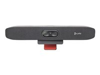 Poly Studio R30 - USB-videobar - Certified for Microsoft Teams, Zoom Certified, Google Meet Certified - sand - med HP USB-C Dock G5 9U3T1AA