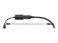 StarTech.com 5-Pack Security Cable Tethers for Adapters & Dongles, Universal Cable Adapter Tether, Tether Cables, Adjustable Length Anti-Theft Cable Tether Lock Kit, Steel Cable Tether - Dongle Cable Tether (CONNLOCKPK5) - Sikkerhetskabel - sølv - 30 cm (en pakke 5) CONNLOCKPK5