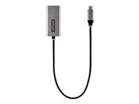 StarTech.com USB-C to Ethernet Adapter, 10/100/1000 Mbps, Gigabit Network Adapter w/ ASIX AX88179A Chip, 1ft/30cm Cable, USB Type C to RJ45 Ethernet Dongle, USB C to LAN Adapter, Windows/macOS/Linux/ChromeOS (US1GC30B2) - Nettverksadapter - USB-C - Gigabit Ethernet x 1 - grå US1GC30B2