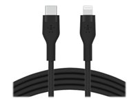 Belkin BoostCharge - Lightning-kabel - 24 pin USB-C hann til Lightning hann - 2 m - svart CAA009BT2MBK