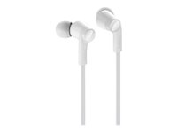 Belkin ROCKSTAR - Ørepropper med mikrofon - i øret - kablet - Lightning - lydisolerende - hvit - for Apple 10.5-inch iPad Pro; iPad mini 4; iPhone 7, 7 Plus, 8, 8 Plus, X, XR, XS, XS Max G3H0001BTWHT