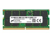 Micron - DDR5 - modul - 32 GB - SO DIMM 262-pin - 5600 MHz / PC5-44800 - CL46 - ECC MTC20C2085S1TC56BD1R