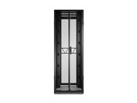 APC NetShelter SX Gen 2 - Rack skap - 2124 H x 750W x 1200D mm, med sider - står på gulv - svart - 45U - 19" - TAA-samsvar AR3355B2