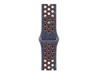 Apple Nike - Bånd for smart armbåndsur - 42mm - S/M-størrelse - blå flamme MYJW3ZM/A