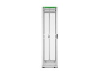 APC NetShelter SX Gen 2 - Rack skap - 2258 H x 600W x 1200D mm, med sider - står på gulv - hvit - 48U - 19" AR3307W2
