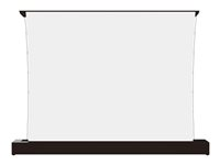 Multibrackets M - Projeksjonsskjerm med gulvstativ - LS, electric, rising, RS232 - fritt stående - motorisert - 100" (254 cm) - 16:9 - Matte White - svart 7350105218651