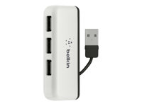 Belkin Travel - Hub - 4 x USB 2.0 - stasjonær F4U021BT