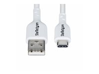 3m White USB-A to USB-C Charging Cable USB2AC3MNCWHE