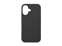 ZAGG Manhattan Snap - Baksidedeksel for mobiltelefon - MagSafe-samsvar - silikon - svart - for Apple iPhone 16 702315194