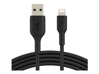 Belkin BoostCharge - Lightning-kabel - Lightning hann til USB hann - 1 m - svart CAA001BT1MBK