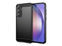 Insmat C&S Style - Baksidedeksel for mobiltelefon - kullstoff-fiber - for Samsung Galaxy A35 650-1223