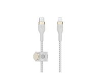 Belkin BOOST CHARGE - Lightning-kabel - 24 pin USB-C hann til Lightning hann - 3 m - hvit CAA011BT3MWH
