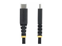 StarTech.com - USB-kabel - USB-C (hann) til USB-C (hann) - USB 2.0 - 3 A - 30 cm - USB Power Delivery (60W) - svart USB2CC30CMNCBR