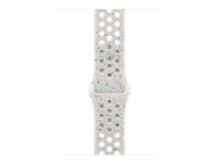 Apple Nike - Bånd for smart armbåndsur - 46mm - S/M-størrelse - ren platina MYL43ZM/A