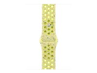 Apple Nike - Bånd for smart armbåndsur - 46mm - M/L (passer håndledd på 160 - 210 mm) - volt splash MXU83ZM/A